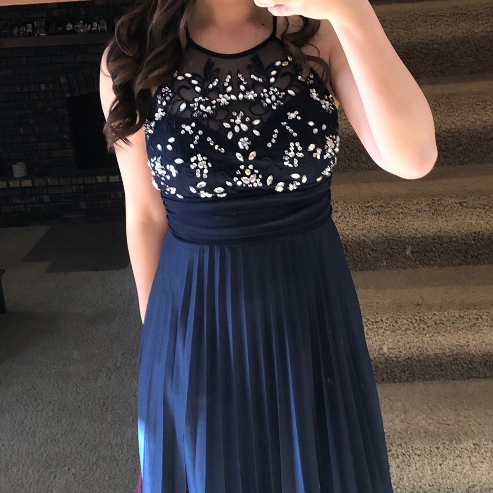 Navy color B Darlin Dress purchased at Macy’s. Size 5/6